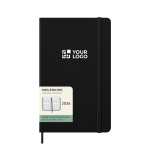 Agenda semanal vertical cierre elástico y bolsillo interior Moleskine vista principal