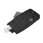 Mochila enrollable urbana con compartimentos Moleskine Metro 15'' color negro segunda vista