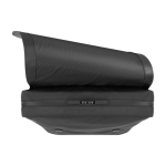 Mochila fina cierre magnético y cremallera Moleskine Metro Slim 15” color negro vista detalle 1