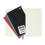 Agenda semanal de bolsillo con tapa blanda y cierre elástico Moleskine color negro segunda vista