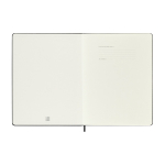 Agenda semanal grande con cierre elástico y tapa dura Moleskine color negro quinta vista