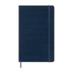 Libreta inteligente para copiar del papel a la app móvil Moleskine color azul segunda vista frontal