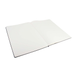 Cuaderno de dibujo encuadernado en cartón con tapa dura Moleskine A4 color negro cuarta vista