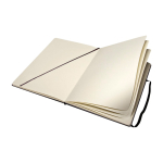 Cuaderno de dibujo encuadernado en cartón con tapa dura Moleskine A4 color negro