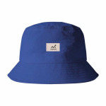 Gorro de nailon y poliéster estilo bob para exteriores color azul cuarta vista