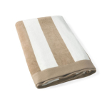 Toalla ideal para la playa de algodón absorbente de 420g/m² y 80x160cm color beige