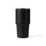 Vaso térmico de acero inoxidable antigoteo con asa 600ml color negro tercera vista