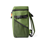 Mochila nevera con compartimentos y piel sintética para personalizar color verde segunda vista