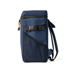 Mochila nevera con compartimentos y piel sintética para personalizar color azul marino segunda vista