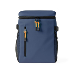 Mochila nevera con compartimentos y piel sintética para personalizar color azul marino