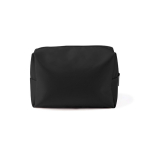 Neceser de nailon y poliéster resistente de un solo compartimento color negro