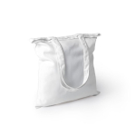 Bolsa de poliéster con asas largas y resistencia de 10kg 300g/m² color blanco primera vista