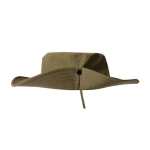 Gorro ajustable de aventura estilo safari hecho de nailon y poliéster color verde tercera vista