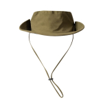 Gorro ajustable de aventura estilo safari hecho de nailon y poliéster color verde quinta vista