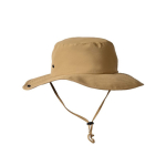 Gorro ajustable de aventura estilo safari hecho de nailon y poliéster color camel