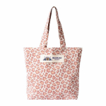 Bolsa de algodón reciclado con diseño de animal print 200g/m² color rosa quinta vista
