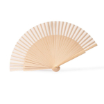 Abanico de madera y poliéster para eventos al aire libre color madera clara segunda vista