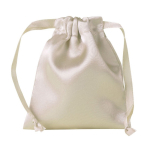 Set de dos coleteros con bolsa de presentación de poliéster brillante color natural primera vista