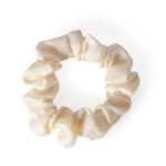 Set de dos coleteros con bolsa de presentación de poliéster brillante color natural