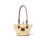 Bolso capazo grande con asas largas para personalizar 280g/m² color natural