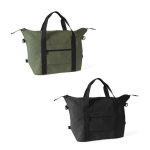 Bolsa de poliéster ideal para viajes o deporte con cinta para trolley color negro sexta vista