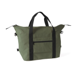 Bolsa de poliéster ideal para viajes o deporte con cinta para trolley color verde tercera vista