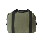 Bolsa de poliéster ideal para viajes o deporte con cinta para trolley color verde quinta vista