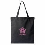 Bolsa de poliéster con asas largas y capacidad de carga de 12L color negro segunda vista