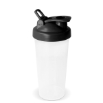 Shaker de plástico antigoteo con inserto de mezcla 700ml color negro segunda vista