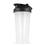 Shaker de plástico antigoteo con inserto de mezcla 700ml color negro quinta vista