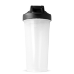 Shaker de plástico antigoteo con inserto de mezcla 700ml color negro sexta vista