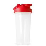 Shaker de plástico antigoteo con inserto de mezcla 700ml color rojo septima vista