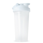 Shaker de plástico antigoteo con inserto de mezcla 700ml color blanco septima vista