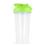Shaker de plástico antigoteo con inserto de mezcla 700ml color verde lima quinta vista