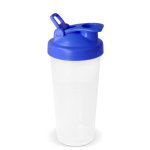 Shaker de plástico antigoteo con inserto de mezcla 700ml color azul oscuro segunda vista
