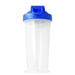 Shaker de plástico antigoteo con inserto de mezcla 700ml color azul oscuro sexta vista