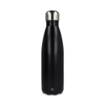 Botella térmica de acero inoxidable reciclado antigoteo 500ml color negro