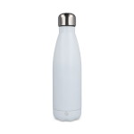 Botella térmica de acero inoxidable reciclado antigoteo 500ml color blanco