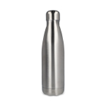 Botella térmica de acero inoxidable reciclado antigoteo 500ml color plateado