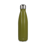 Botella térmica de acero inoxidable reciclado antigoteo 500ml color verde oliva