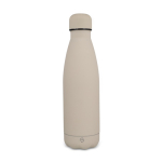 Botella térmica de acero inoxidable reciclado con tacto suave 500ml color beige