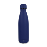 Botella térmica de acero inoxidable reciclado con tacto suave 500ml color azul oscuro