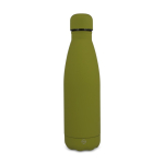 Botella térmica de acero inoxidable reciclado con tacto suave 500ml color verde oliva