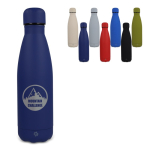 Botella térmica de acero inoxidable reciclado con tacto suave 500ml