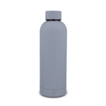 Botella térmica de acero inox reciclado con cierre antigoteo 500ml color gris