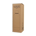Botella térmica de acero inox reciclado con cierre antigoteo 500ml color gris segunda vista
