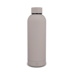 Botella térmica de acero inox reciclado con cierre antigoteo 500ml color beige