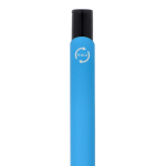 Bolígrafo de aluminio reciclado con clip negro y tinta azul color azul claro sexta vista