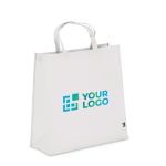 Bolsa de transporte de RPET con fuelle y asas cortas 75g/m² vista principal