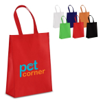 Bolsa de transporte de RPET con fuelle y asas medianas 105g/m²